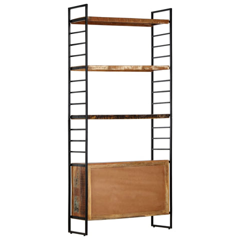 vidaXL 4-Tier Bookcase 80x30x180 cm Solid Reclaimed Wood