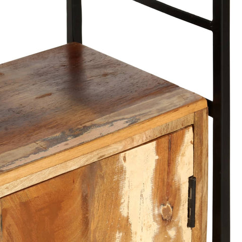 vidaXL 4-Tier Bookcase 80x30x180 cm Solid Reclaimed Wood
