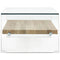 vidaXL Coffee Table Clear 98x45x31 cm Tempered Glass
