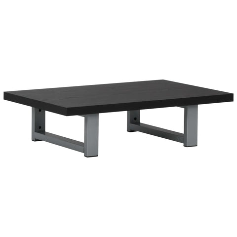 vidaXL Bathroom Wall Shelf for Basin Black 60x40x16.3 cm