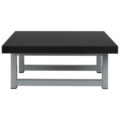 vidaXL Bathroom Wall Shelf for Basin Black 60x40x16.3 cm