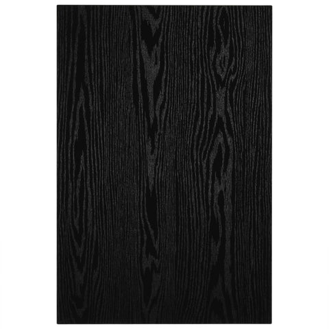 vidaXL Bathroom Wall Shelf for Basin Black 60x40x16.3 cm