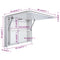 vidaXL LED Bathroom Mirror Cabinet 80x9.5x55 cm