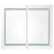 vidaXL LED Bathroom Mirror Cabinet 80x12.2x68 cm