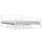 vidaXL Bed Frame with Headboard White 160x200 cm Metal
