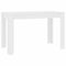 vidaXL Dining Table White 120x60x76 cm Engineered Wood