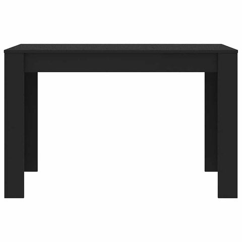 vidaXL Dining Table Black 120x60x76 cm Engineered Wood