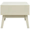 vidaXL Coffee Table with 2 Drawers Carving Grey 110x50x40 cm Wood