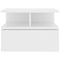 vidaXL Floating Nightstand White 40x31x27 cm Engineered Wood