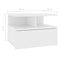 vidaXL Floating Nightstand White 40x31x27 cm Engineered Wood