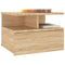vidaXL Floating Nightstands 2 pcs Sonoma Oak 40x31x27cm Engineered Wood