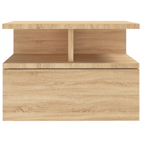 vidaXL Floating Nightstands 2 pcs Sonoma Oak 40x31x27cm Engineered Wood