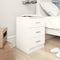 vidaXL Bedside Cabinets 2 pcs White 38x35x56 cm Engineered Wood