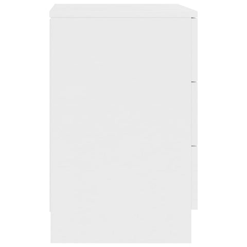 vidaXL Bedside Cabinets 2 pcs White 38x35x56 cm Engineered Wood