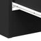 vidaXL Bedside Cabinet Black 38x35x56 cm Engineered Wood