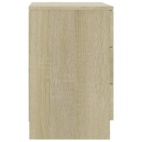 vidaXL Bedside Cabinet Sonoma Oak 38x35x56 cm Engineered Wood