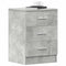 vidaXL Bedside Cabinet Concrete Grey 38x35x56 cm Engineered Wood