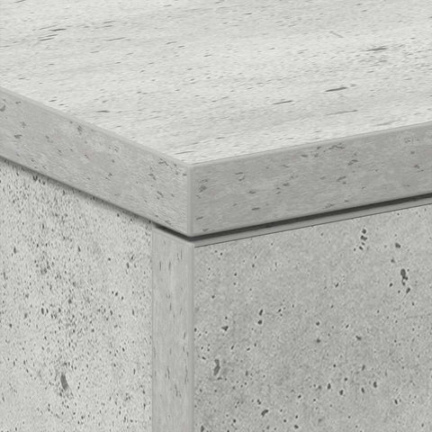 vidaXL Bedside Cabinets 2 pcs Concrete Grey 38x35x56 cm Engineered Wood
