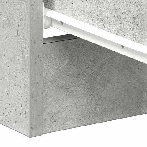 vidaXL Bedside Cabinets 2 pcs Concrete Grey 38x35x56 cm Engineered Wood