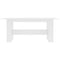 vidaXL Dining Table White 180x90x76 cm Engineered Wood