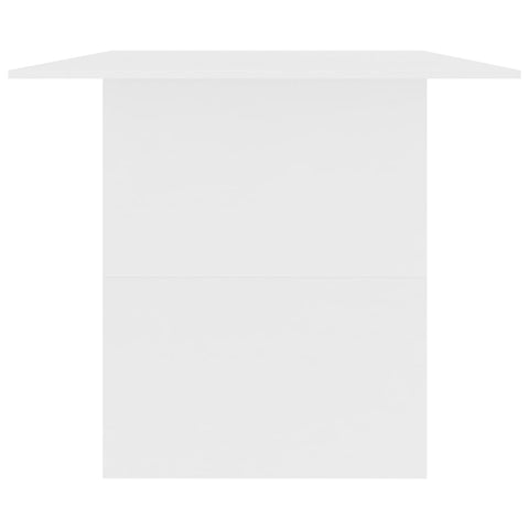 vidaXL Dining Table White 180x90x76 cm Engineered Wood