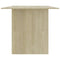 vidaXL Dining Table Sonoma Oak 180x90x76 cm Engineered Wood