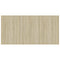 vidaXL Dining Table Sonoma Oak 180x90x76 cm Engineered Wood