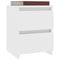 vidaXL Bedside Cabinet White 30x30x40 cm Engineered Wood