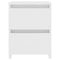 vidaXL Bedside Cabinet White 30x30x40 cm Engineered Wood