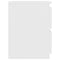 vidaXL Bedside Cabinet White 30x30x40 cm Engineered Wood