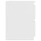 vidaXL Bedside Cabinets 2 pcs White 30x30x40 cm Engineered Wood