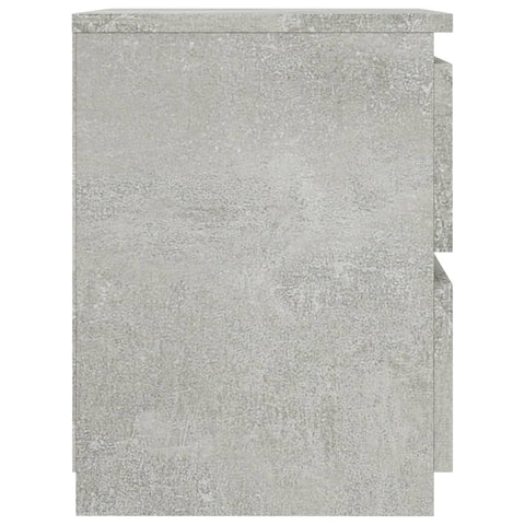 vidaXL Bedside Cabinet Concrete Grey 30x30x40 cm Engineered Wood