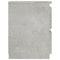 vidaXL Bedside Cabinet Concrete Grey 30x30x40 cm Engineered Wood