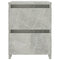 vidaXL Bedside Cabinets 2 pcs Concrete Grey 30x30x40 cm Engineered Wood
