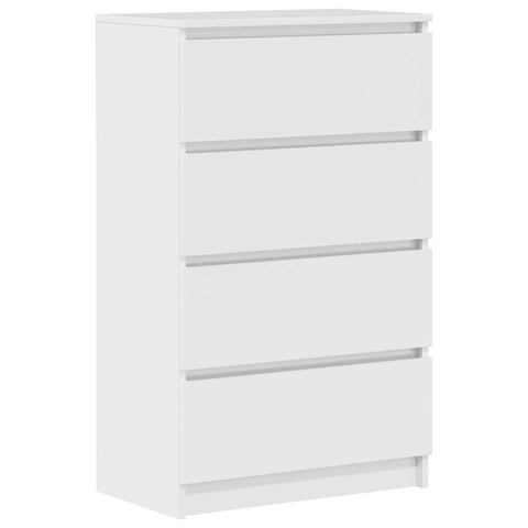 vidaXL Sideboard High Gloss White 60x35x98.5 cm Engineered Wood