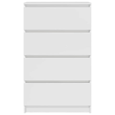 vidaXL Sideboard High Gloss White 60x35x98.5 cm Engineered Wood