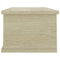 vidaXL Wall-mounted Drawer Shelf Sonoma Oak 88x26x18.5 cm Engineered Wood