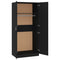vidaXL Wardrobe Black 80x52x180 cm Engineered Wood