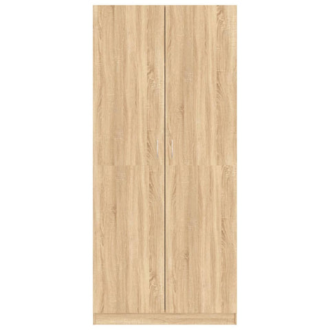 vidaXL Wardrobe Sonoma Oak 90x52x200 cm Engineered Wood