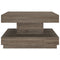 vidaXL Coffee Table Grey 60x60x35 cm MDF