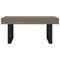 vidaXL Coffee Table Grey and Black 90x45x40 cm MDF and Iron