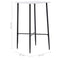 vidaXL Bar Table White 60x60x111 cm MDF