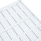 vidaXL Coffee Table White 78x78x74 cm HDPE Wood Look