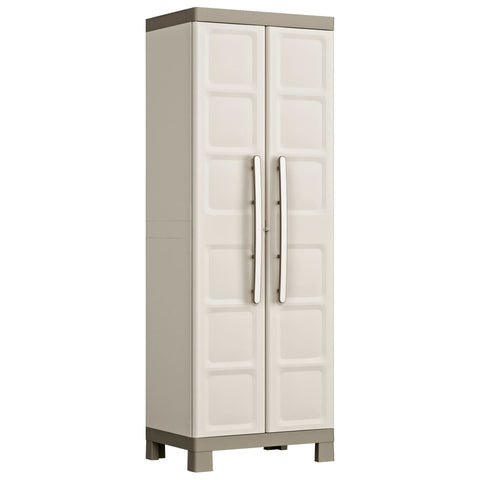 Keter Storage Cabinet with Shelves Excellence Beige and Taupe 182 cm