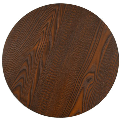 vidaXL Bistro Table Dark Brown 40 cm MDF