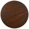 vidaXL Bistro Table Dark Brown 50 cm MDF