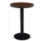 vidaXL Bistro Table Dark Brown 50 cm MDF