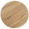 vidaXL Bistro Table Light Brown 80 cm MDF