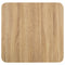 vidaXL Bistro Table Light Brown 50x50 cm MDF