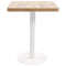 vidaXL Bistro Table Light Brown 60X60 cm MDF